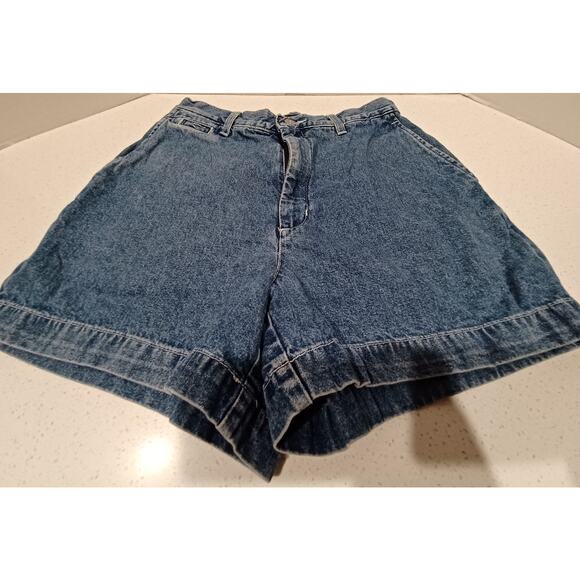 Vintage Dockers Khakis Blue Jeans Short Size 8 Women's - Picture 1 of 3